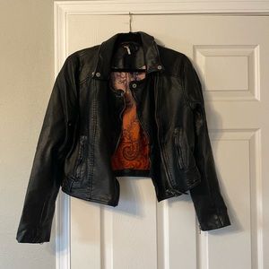 Free People Leather Jacket